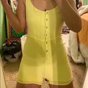 yellow romper